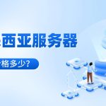 马来西亚服务器租用价格多少？