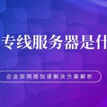 韩国专线服务器是什么？企业级网络加速解决方案解析